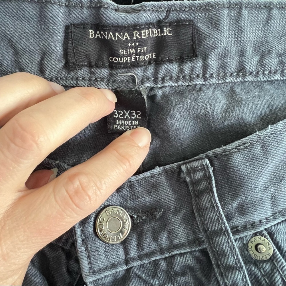 Banana Republic Woman’s Slate Grey Denim Jeans - Picture 4 of 5